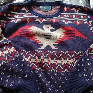 Polo Ralph lauren eagle sweater